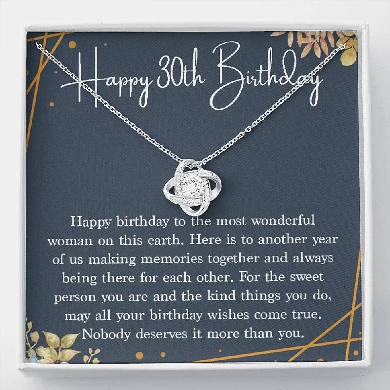 Trending Jewelry Now Available At Exclusive Prices 30th Birthday Necklace Gift For Her 30th s For Women Friend 30 Years Old Jewelry Love Knot Necklace Happy 30th Trending Jewelry Now Available At Exclusive Prices 30th Birthday Necklace Gift For Her 30th s For Women Friend 30 Years Old Jewelry Love Knot Necklace Happy 30th