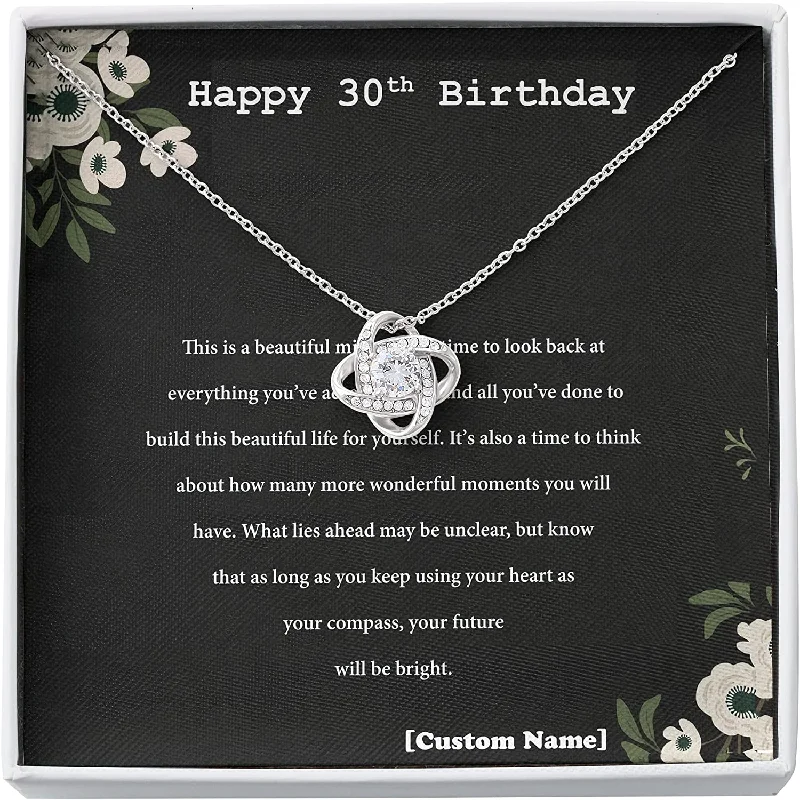 Flash Sale On Exquisite Jewelry – Don't Miss Out 30th Birthday Necklace The Love Knot Necklace 30th For Her Unique Gift Necklace for Birthday 30th For Daughter Unique Flash Sale On Exquisite Jewelry – Don't Miss Out 30th Birthday Necklace The Love Knot Necklace 30th For Her Unique Gift Necklace for Birthday 30th For Daughter Unique
