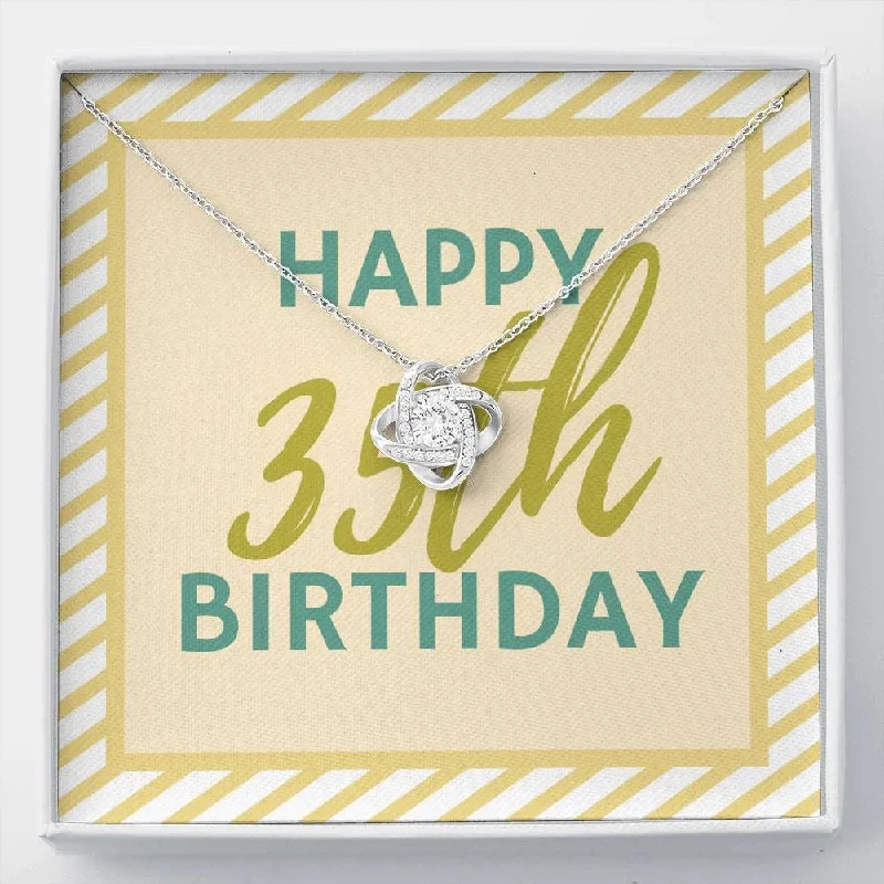 Eco-Friendly Sustainable Jewelry For Conscious Buyers 35th Birthday Necklace Love Knot Necklace Jewelry Meaning Quote Print on Card Gifts for Valentine Day Birthday New Year Eco-Friendly Sustainable Jewelry For Conscious Buyers 35th Birthday Necklace Love Knot Necklace Jewelry Meaning Quote Print on Card Gifts for Valentine Day Birthday New Year