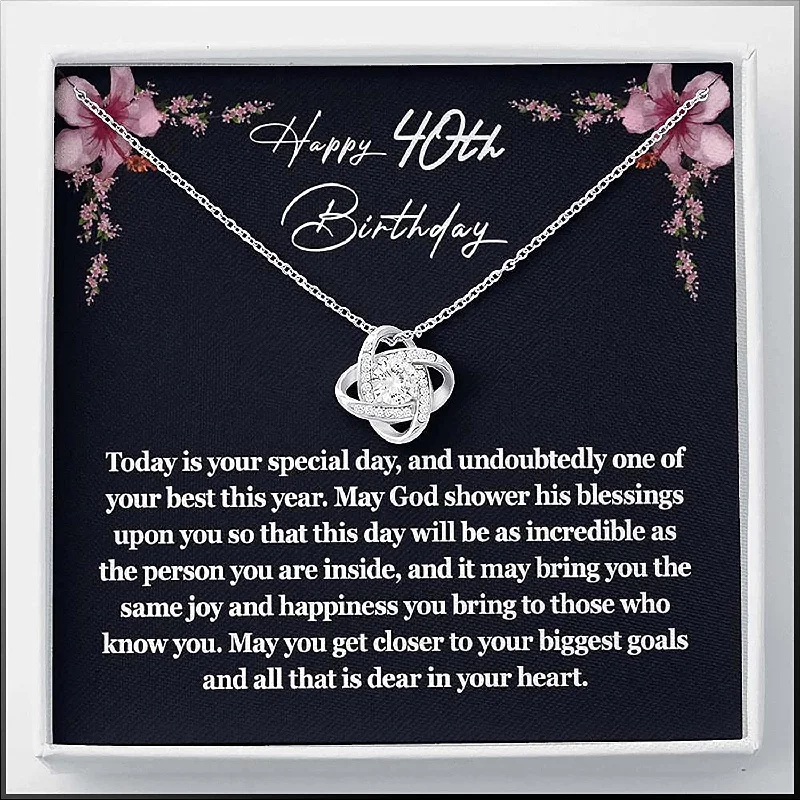 Elevate Your Jewelry Collection With Limited-Time Savings 40th birthday gifts for women Love Knot 40th s For Her 40th Necklace 40th birthday card And Necklace personalized Elevate Your Jewelry Collection With Limited-Time Savings 40th birthday gifts for women Love Knot 40th s For Her 40th Necklace 40th birthday card And Necklace personalized