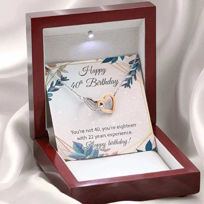 Customized Silver Jewelry For Unique Style 40th birthday necklace Message Card Jewelry Handmade Necklace 40 year old birthday women necklace birthday necklace Customized Silver Jewelry For Unique Style 40th birthday necklace Message Card Jewelry Handmade Necklace 40 year old birthday women necklace birthday necklace