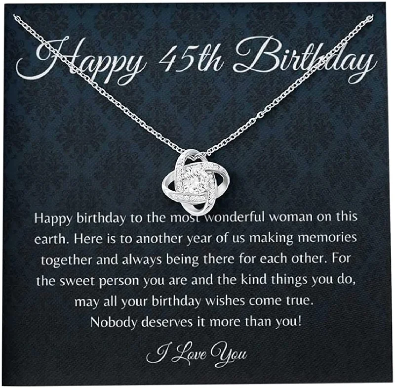 Discover Unique Jewelry With Special Limited-Time Offers 45th Birthday Necklace Message Card With Necklace Box Gift Necklace For Wife Gift For Wife For Wife Box Gift For Discover Unique Jewelry With Special Limited-Time Offers 45th Birthday Necklace Message Card With Necklace Box Gift Necklace For Wife Gift For Wife For Wife Box Gift For