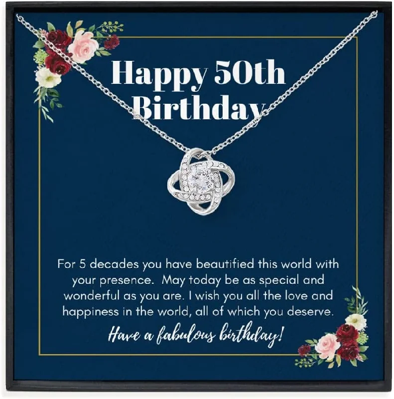 Last Chance To Shop High-End Jewelry At Markdown Prices 50th Birthday Necklace For Friend Daughter Sister Wife Girlfriend For Her Happy Dainty Message Jewelry Necklace Last Chance To Shop High-End Jewelry At Markdown Prices 50th Birthday Necklace For Friend Daughter Sister Wife Girlfriend For Her Happy Dainty Message Jewelry Necklace