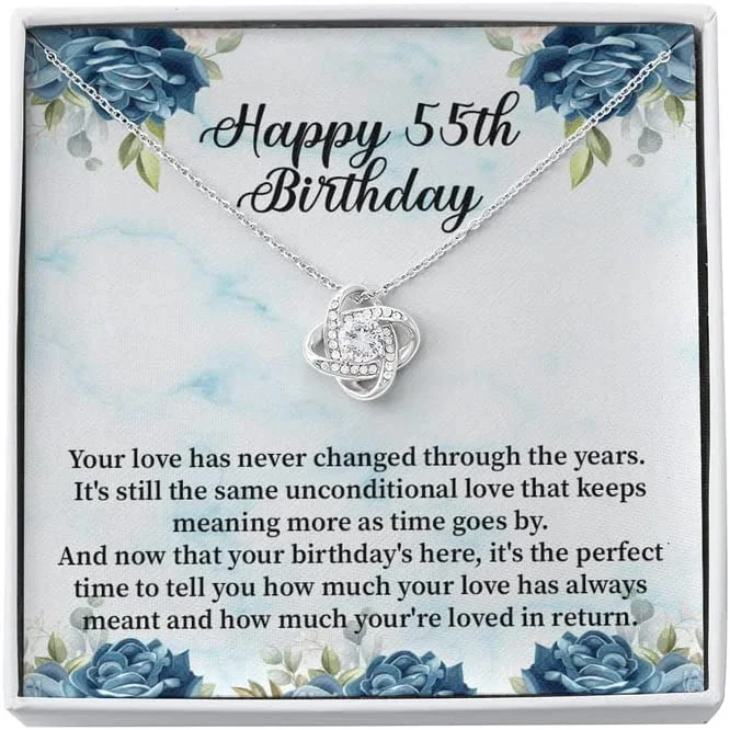 Get The Jewelry You Love At A Price You Love 55th Birthday necklace - Love Knot Necklace Message Card for Her Box Gift Card Love Knot Necklace Necklace With Get The Jewelry You Love At A Price You Love 55th Birthday necklace - Love Knot Necklace Message Card for Her Box Gift Card Love Knot Necklace Necklace With