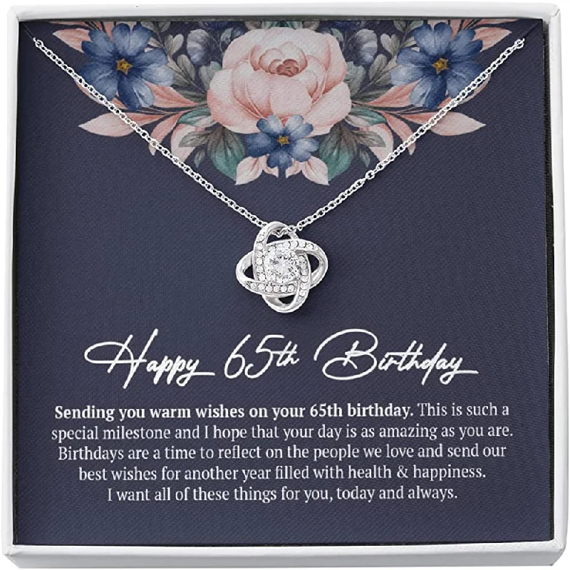Jewelry Deals That Sparkle – Shop Today 65th Birthday Necklace White Gold Love Knot Necklace Necklace With Meaningful Message Card & Gift Box active Unique Jewelry Deals That Sparkle – Shop Today 65th Birthday Necklace White Gold Love Knot Necklace Necklace With Meaningful Message Card & Gift Box active Unique