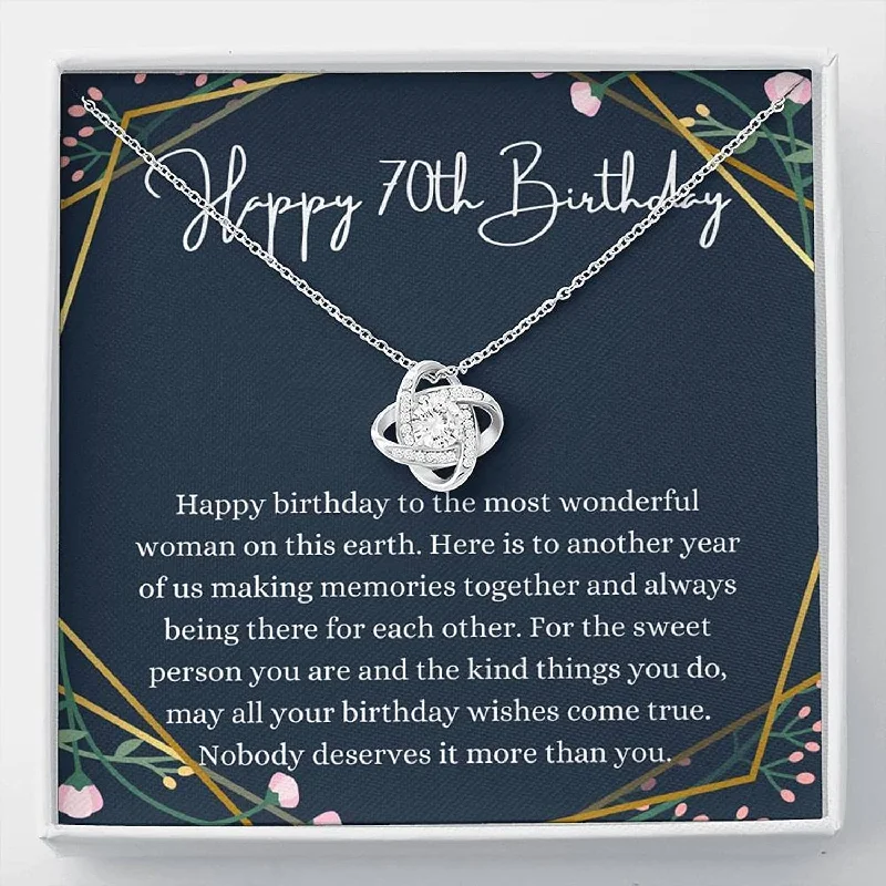 The Perfect Jewelry Piece At The Perfect Price 70th Birthday necklaec GiftFor Her 70th For Her Seventieth For Women Friend 70th Birthday Friend Message Card and