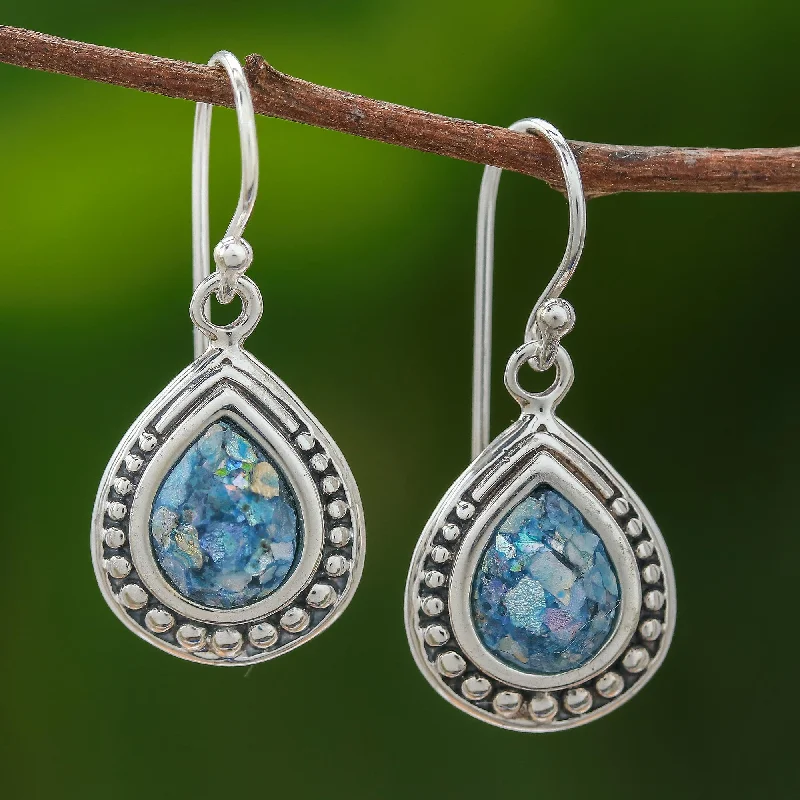 Premium Jewelry At Special Low Prices For A Limited Time Ancient Teardrops Drop-Shaped Roman Glass Dangle Earrings from Thailand Premium Jewelry At Special Low Prices For A Limited Time Ancient Teardrops Drop-Shaped Roman Glass Dangle Earrings from Thailand