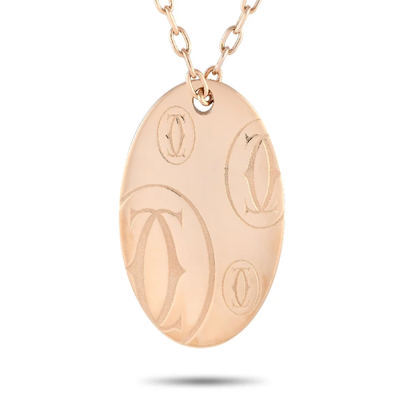 Exclusive Online Jewelry Sale – Don't Wait Cartier 18K Rose Gold Happy Birthday Necklace CA06-101024 Exclusive Online Jewelry Sale – Don't Wait Cartier 18K Rose Gold Happy Birthday Necklace CA06-101024