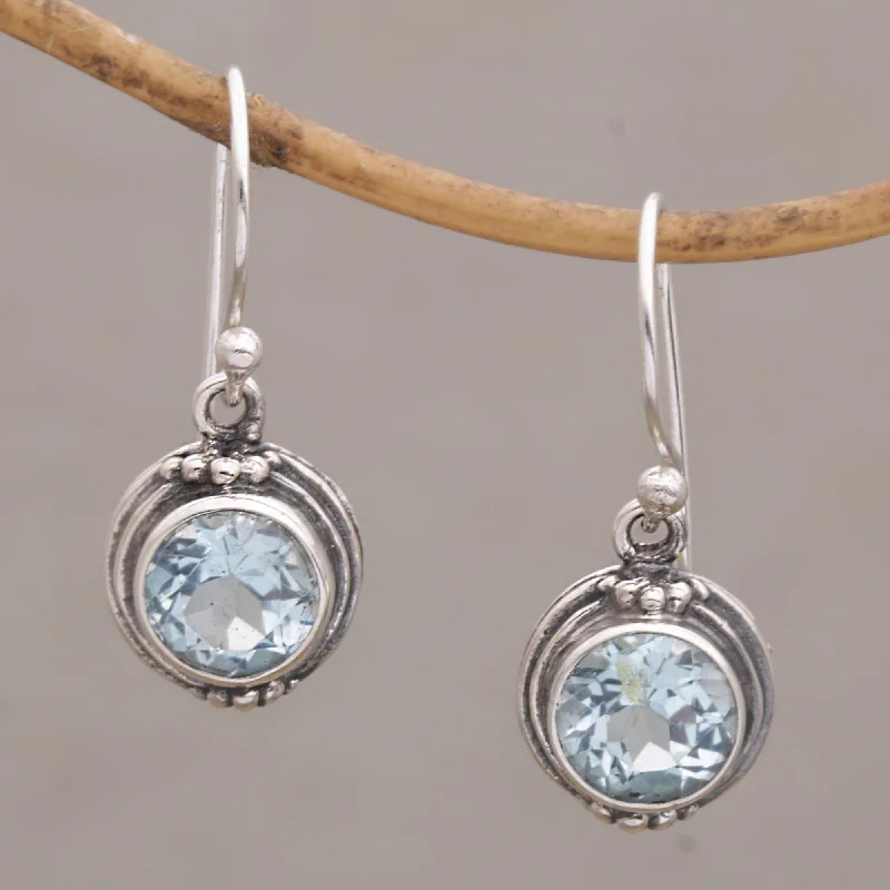 High-End Jewelry, Now More Affordable Than Ever Cool Radiance Blue Topaz & Silver Dangle Earrings High-End Jewelry, Now More Affordable Than Ever Cool Radiance Blue Topaz & Silver Dangle Earrings