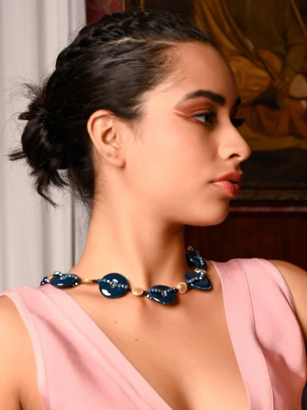 Elegant Jewelry, Exclusive Prices – Shop Now Odette Women Blue Metal Necklace