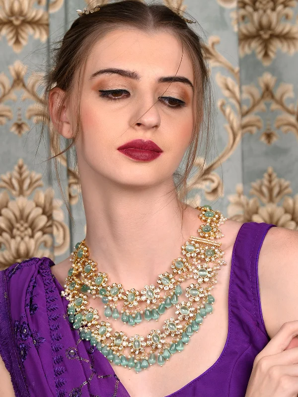 Affordable Luxury Jewelry For Every Occasion Odette Women Double Layered Choker Necklace Set