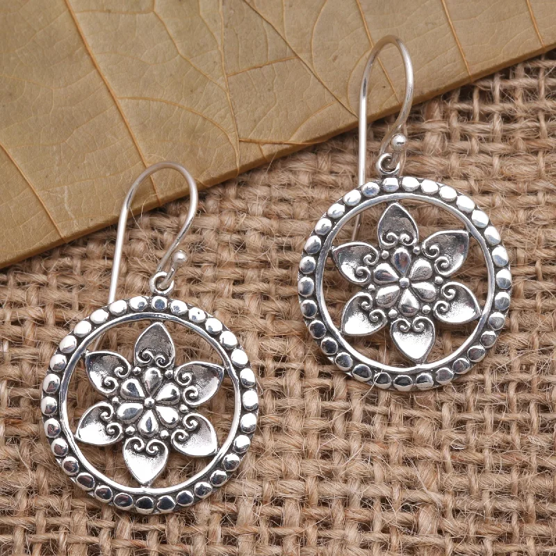 Elegant Designs, Unbeatable Discounts – Shop Jewelry Now Flower Wheels Floral Sterling Silver Dangle Earrings Elegant Designs, Unbeatable Discounts – Shop Jewelry Now Flower Wheels Floral Sterling Silver Dangle Earrings