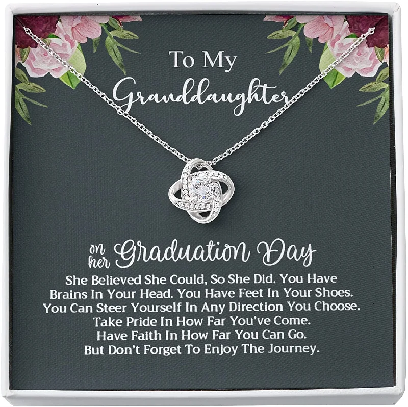Special Deals On Handcrafted And Designer Jewelry Graduation Gift Necklace for GrANDdaughter College Graduation Gift from GrANDma 2021 Gift for Valentine's Birthday