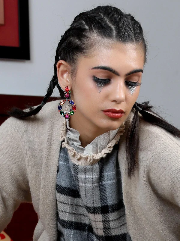 Buy More, Save More – Special Jewelry Discounts Odette Women Multicolour Metal Earrings Buy More, Save More – Special Jewelry Discounts Odette Women Multicolour Metal Earrings