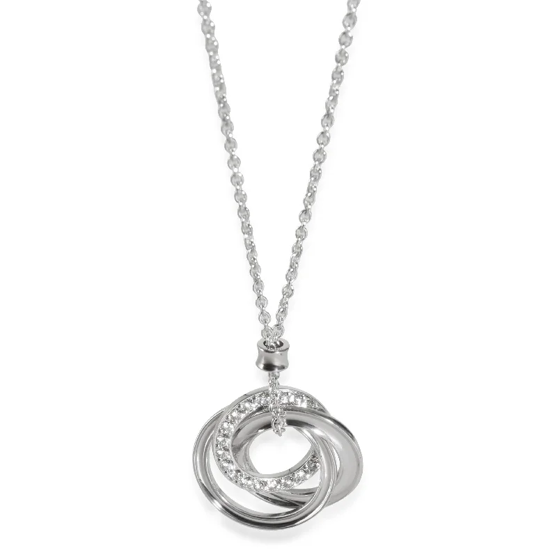 Shop Handcrafted Jewelry At Special Promotional Rates Tiffany & Co. 1837 Pendant in 18k White Gold 0.17 CTW Shop Handcrafted Jewelry At Special Promotional Rates Tiffany & Co. 1837 Pendant in 18k White Gold 0.17 CTW