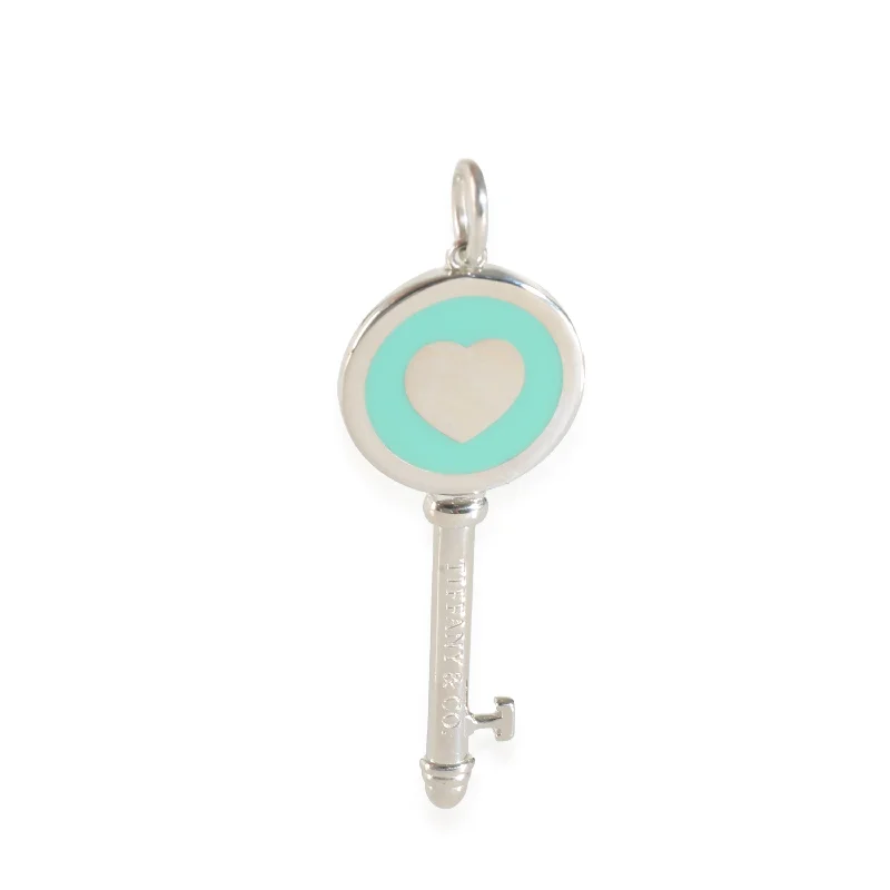 Huge Savings On Premium Jewelry Styles Tiffany & Co. Blue Enamel Key Pendant in Sterling Silver Huge Savings On Premium Jewelry Styles Tiffany & Co. Blue Enamel Key Pendant in Sterling Silver