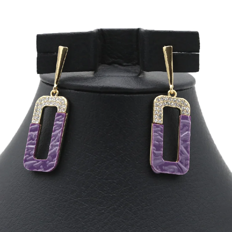 Women's Earings - Purple