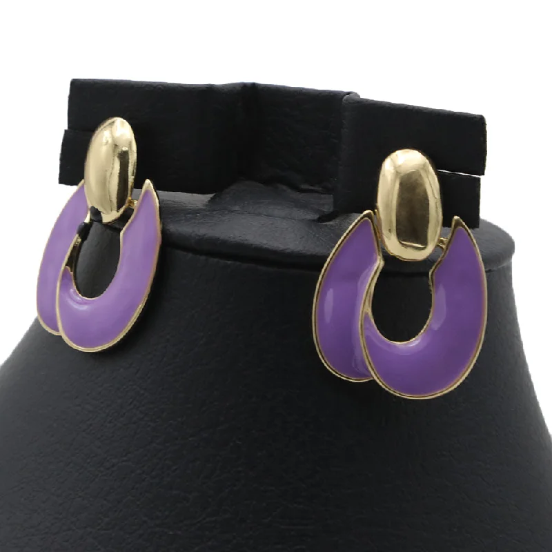 Women's Earings - Purple