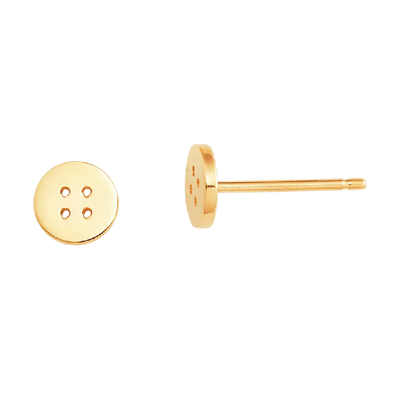 Discounted Jewelry For A Glamorous Look Button Stud Earrings