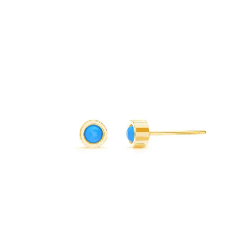 Flash Sale On Stunning Jewelry – Don't Miss Out Kids Turquoise Solitaire Stud Earrings