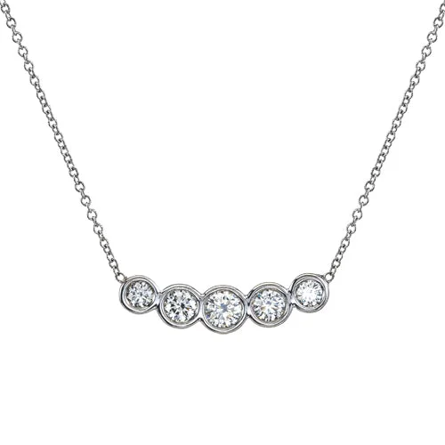 Shop Dazzling Jewelry At The Best Prices Diamond Bubble Bar Necklace in 14K White Gold Shop Dazzling Jewelry At The Best Prices Diamond Bubble Bar Necklace in 14K White Gold