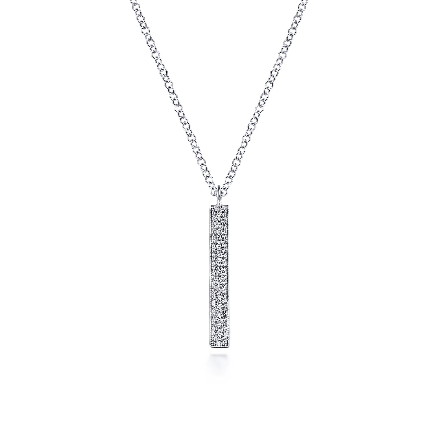 Exclusive Online Jewelry Sale – Don't Wait Diamond Drop Pendant Necklace in 14K White Gold
