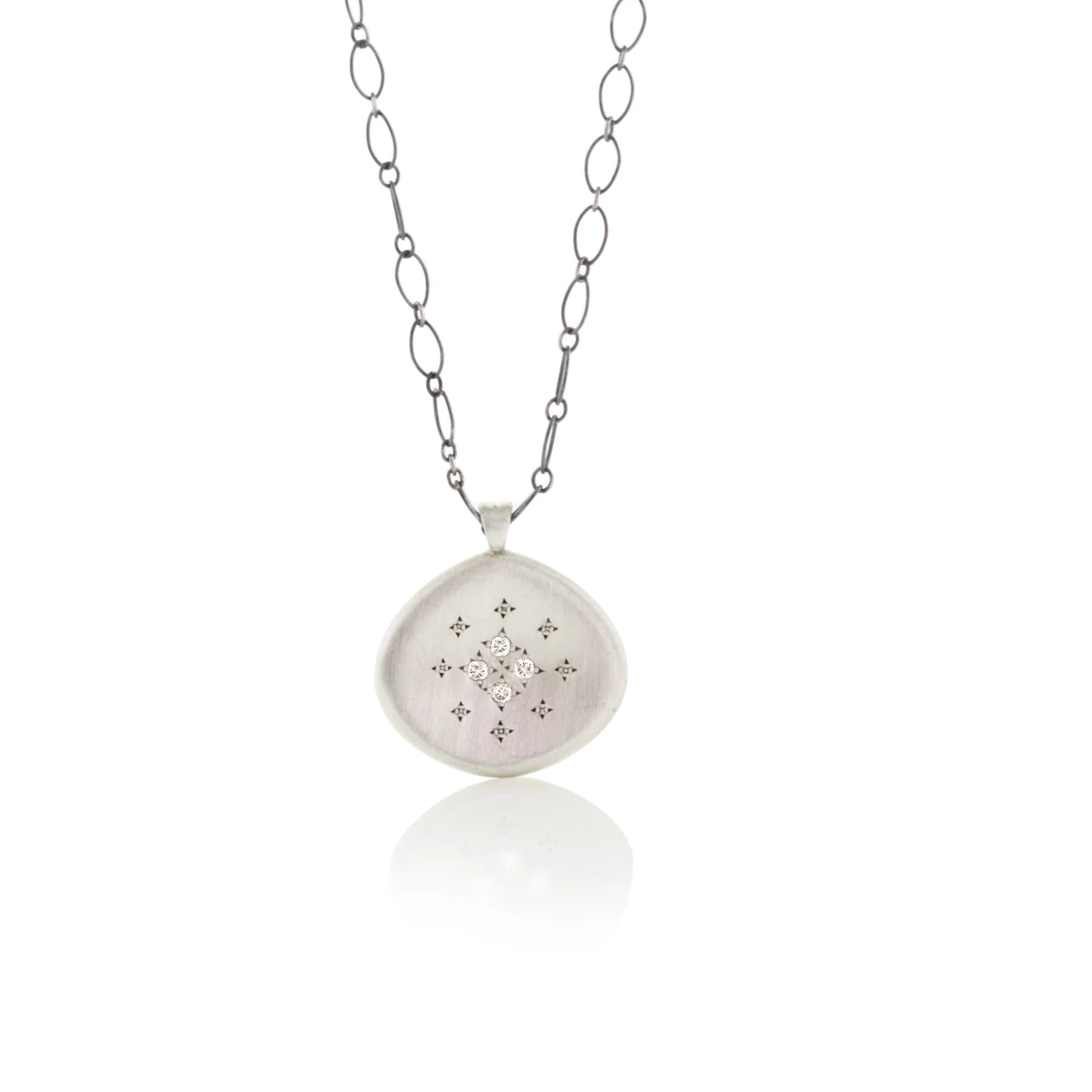 Fashion-Forward Jewelry At Incredible Prices Four Star Silver Lights Pendant - Diamond