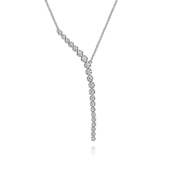 Modern Jewelry At Exclusive Discounts – Shop Today Gabriel & Co. Diamond 'Y' Drop Necklace
