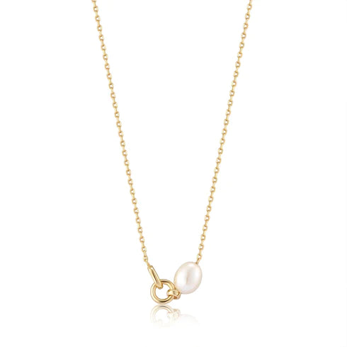 Shop Fine Jewelry With Exclusive Savings Gold Pearl Link Chain Necklace