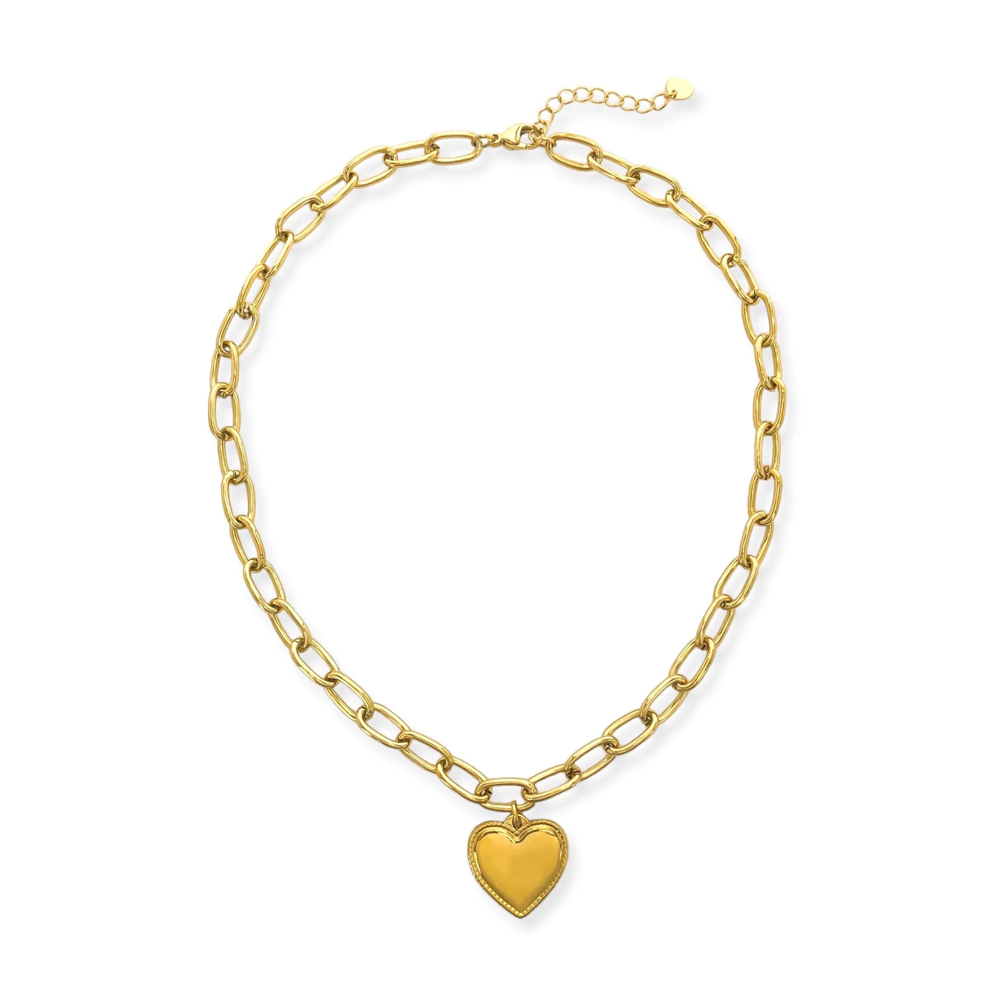 Exclusive Jewelry Offers – Sparkle For Less Heart Link Necklace