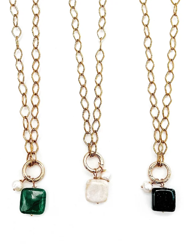 Breathtaking Jewelry, Breathtaking Prices Jaylene Long Charm Necklace || Choose Color