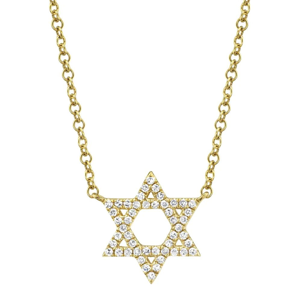 Luxury Jewelry Now At Special Promotional Rates Shy Creation Small Star of David Necklace Luxury Jewelry Now At Special Promotional Rates Shy Creation Small Star of David Necklace