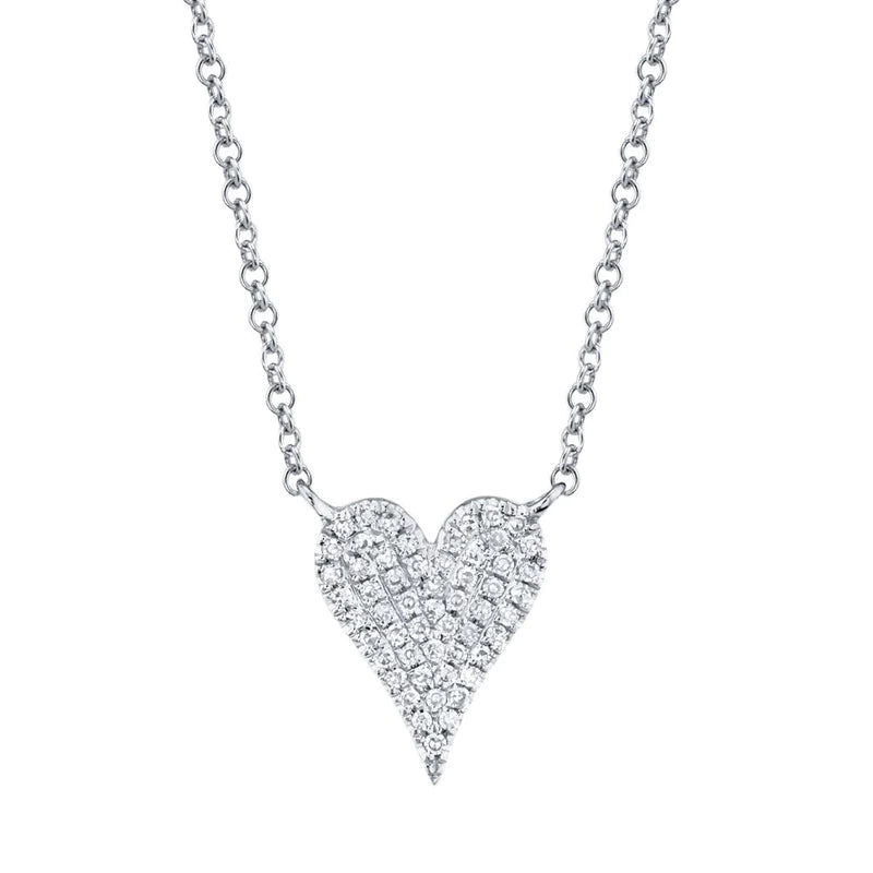 Get The Best Deals On Timeless Jewelry Pieces Shy Creation 'Amor' Diamond Pave Heart Necklace - Extra Small Get The Best Deals On Timeless Jewelry Pieces Shy Creation 'Amor' Diamond Pave Heart Necklace - Extra Small