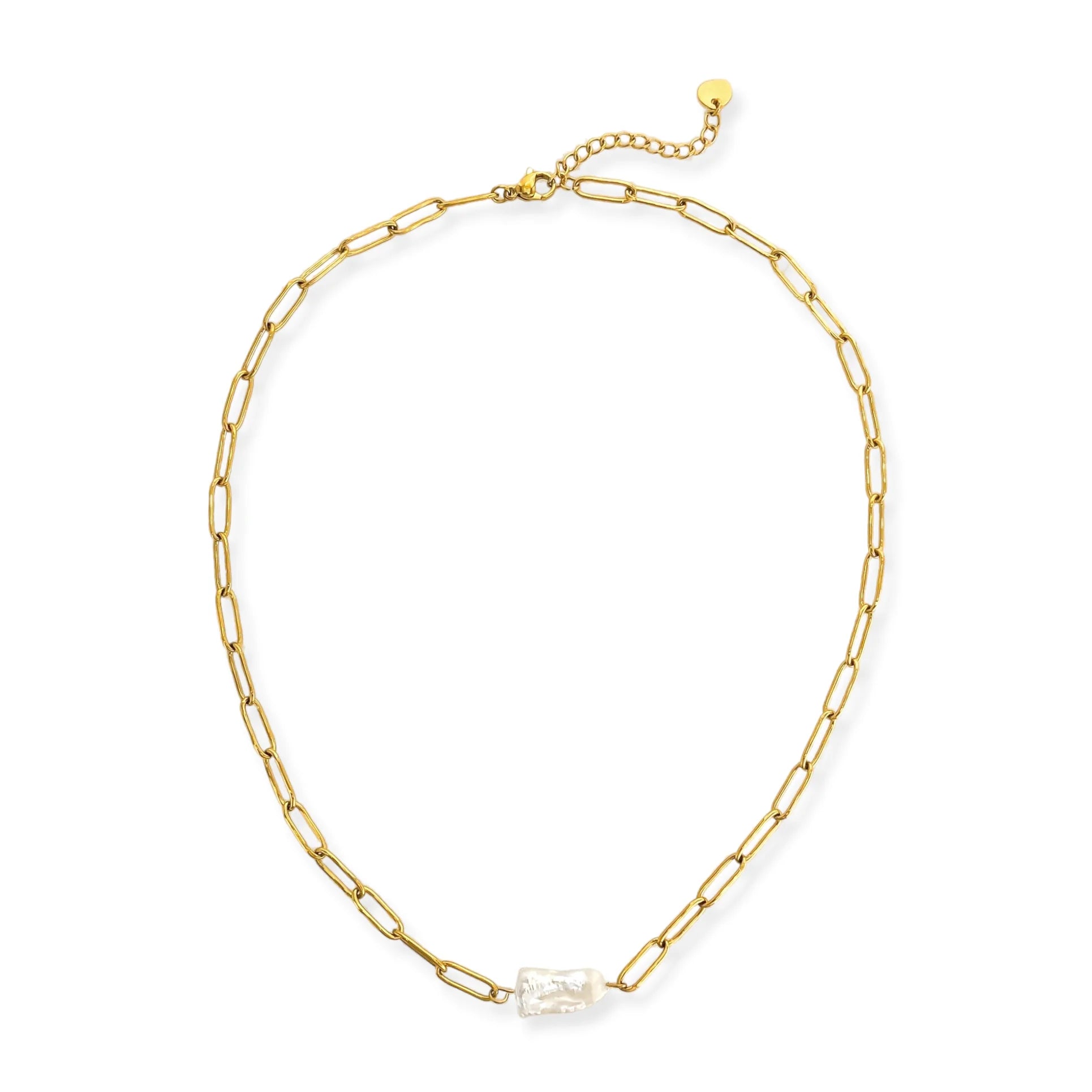 Handcrafted Jewelry Sale – Unique Designs At Low Prices Paperclip Pearl Necklace