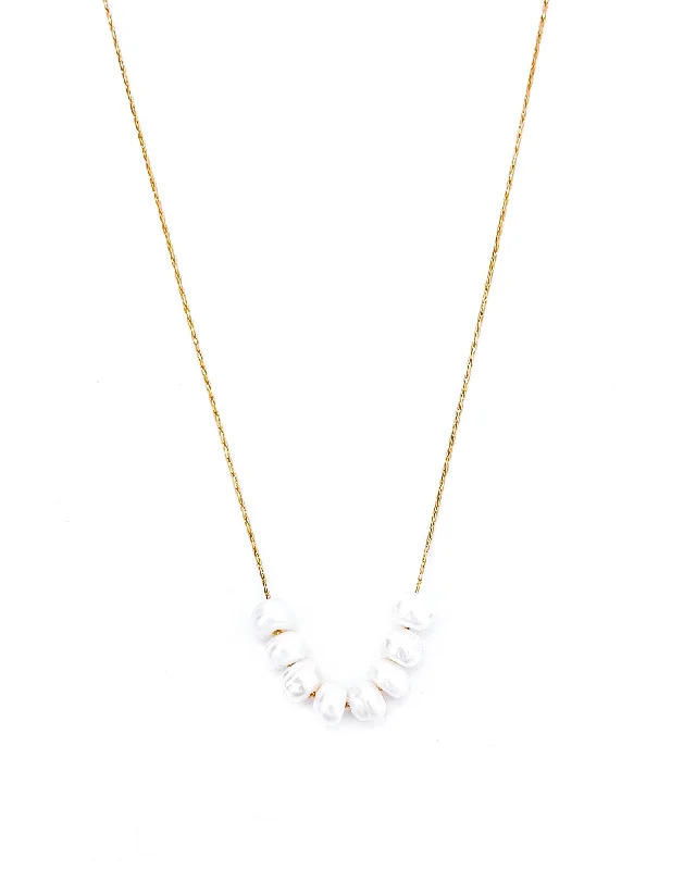 Elegant Designs, Unbeatable Discounts – Shop Jewelry Now Pearly Beaded Necklace