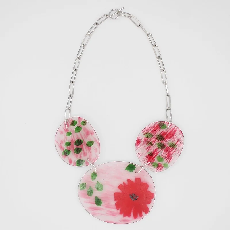 Personalized Jewelry Sale – Unique Gifts At Low Prices Red Flower Tessa Chain Necklace