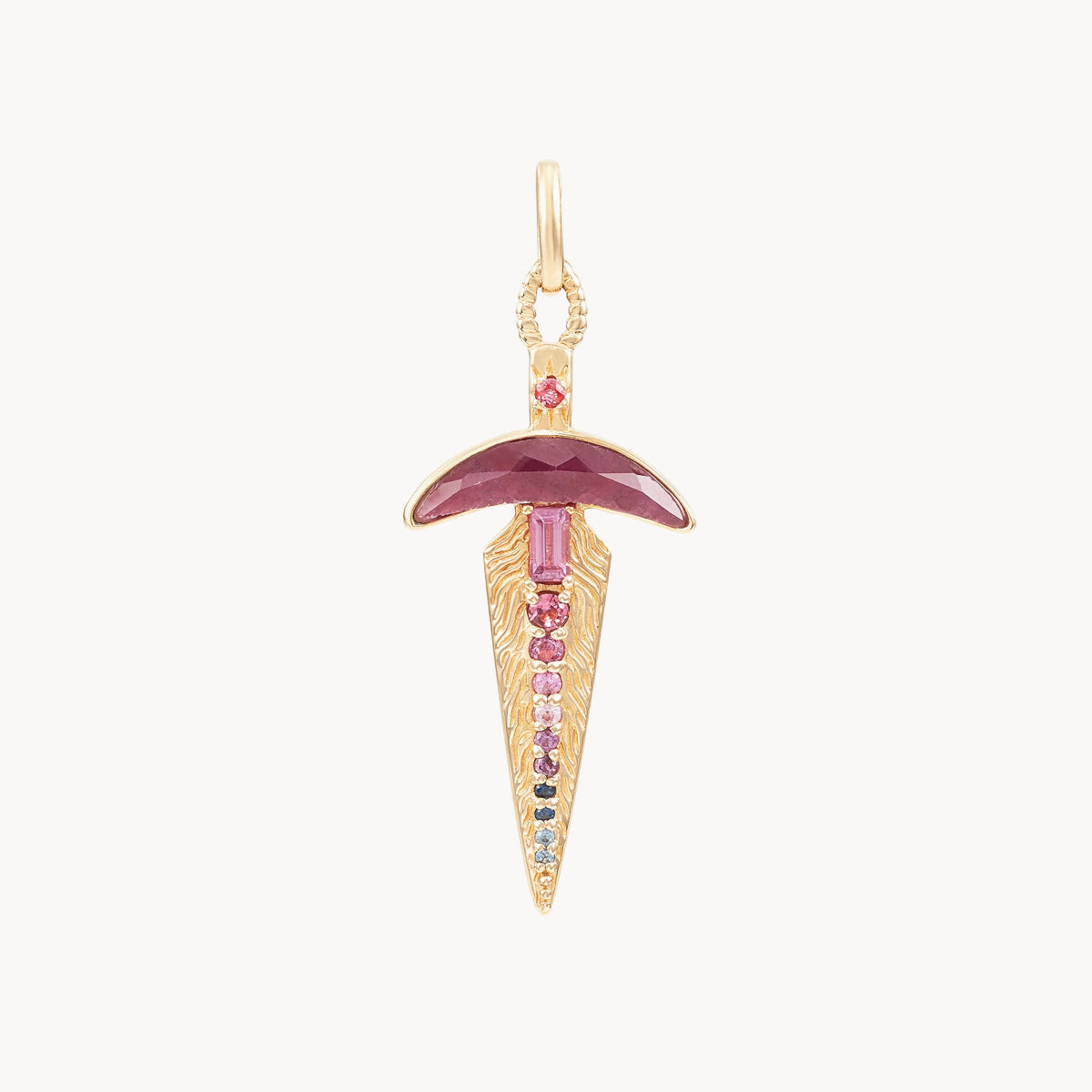 Shine Without Limits – Jewelry Sale Happening Now ruby dagger charm - 10k yellow gold, natural gemstones Shine Without Limits – Jewelry Sale Happening Now ruby dagger charm - 10k yellow gold, natural gemstones