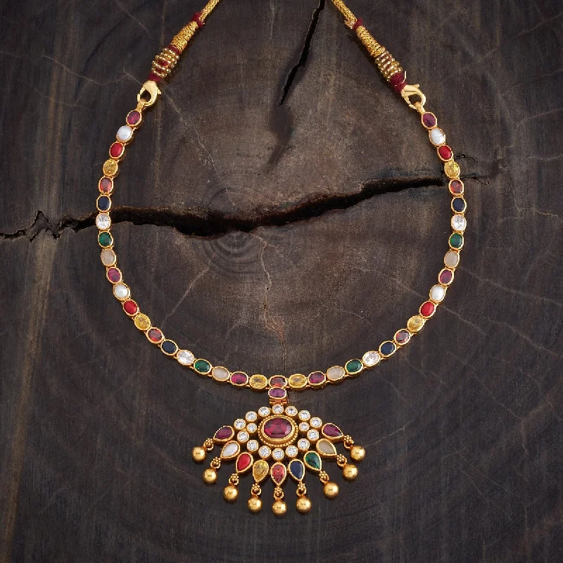 Exclusive Jewelry Offers – Shine For Less Silver Temple Necklace 134035