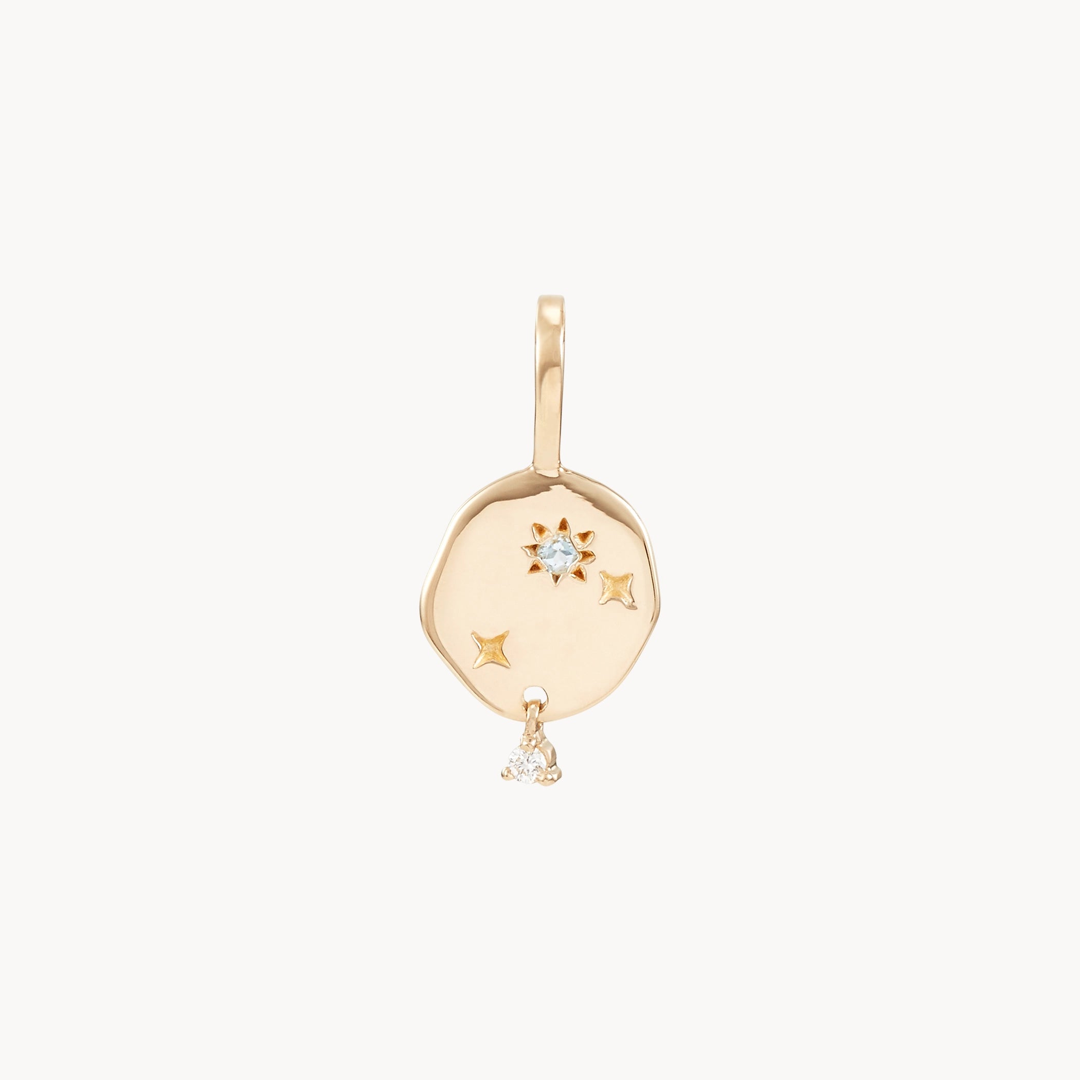 Shop Modern Jewelry Collections With Exclusive Discounts small air element charm - 10k yellow gold, gemstones Shop Modern Jewelry Collections With Exclusive Discounts small air element charm - 10k yellow gold, gemstones