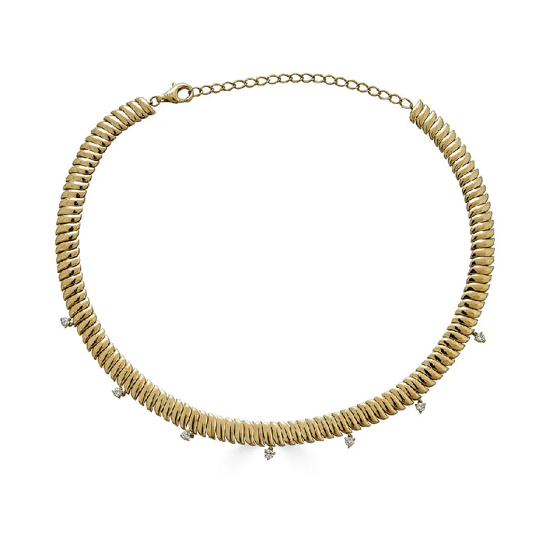 Sparkle For Less – Shop Our Limited-Time Jewelry Deals Wave Shaped Gold Necklace