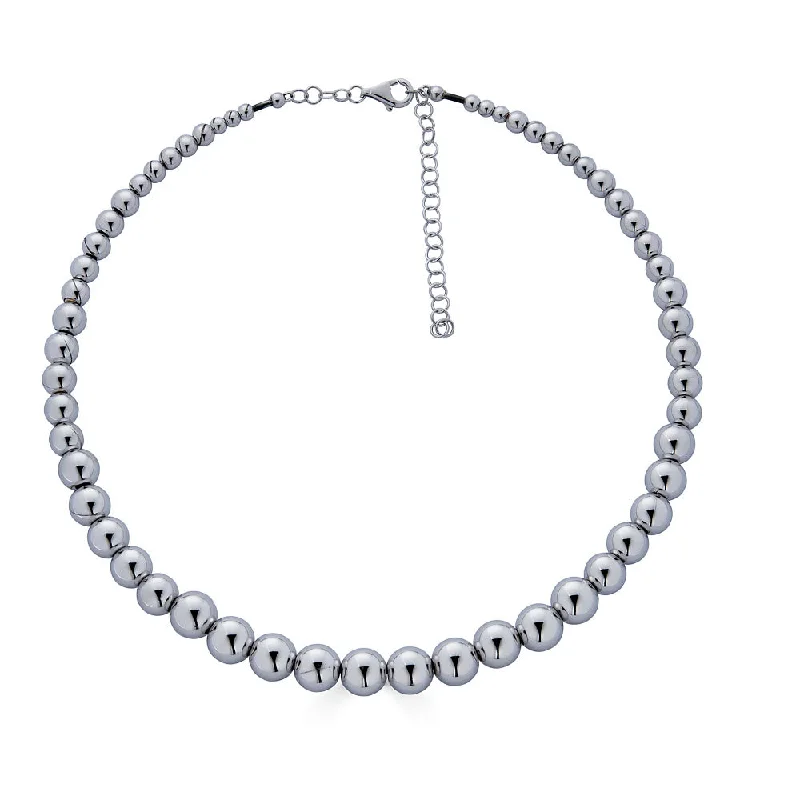 Don't Miss Out On Jaw-Dropping Jewelry Discounts White Gold Ball Choker