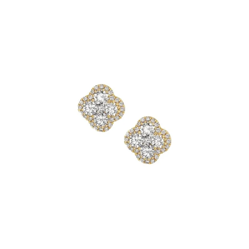 Affordable Glamour – Premium Jewelry At Special Prices Diamond Precious Pastel Clover Stud Earrings Affordable Glamour – Premium Jewelry At Special Prices Diamond Precious Pastel Clover Stud Earrings