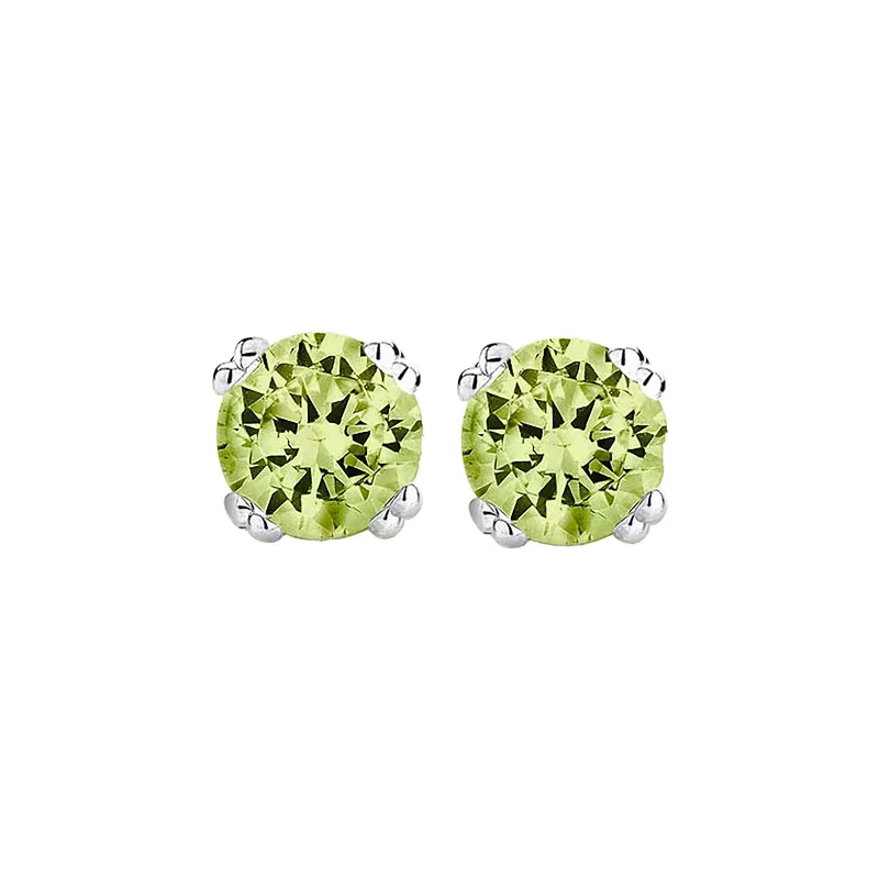 Personalized Jewelry At Special Discount Rates Peridot Stud Earrings