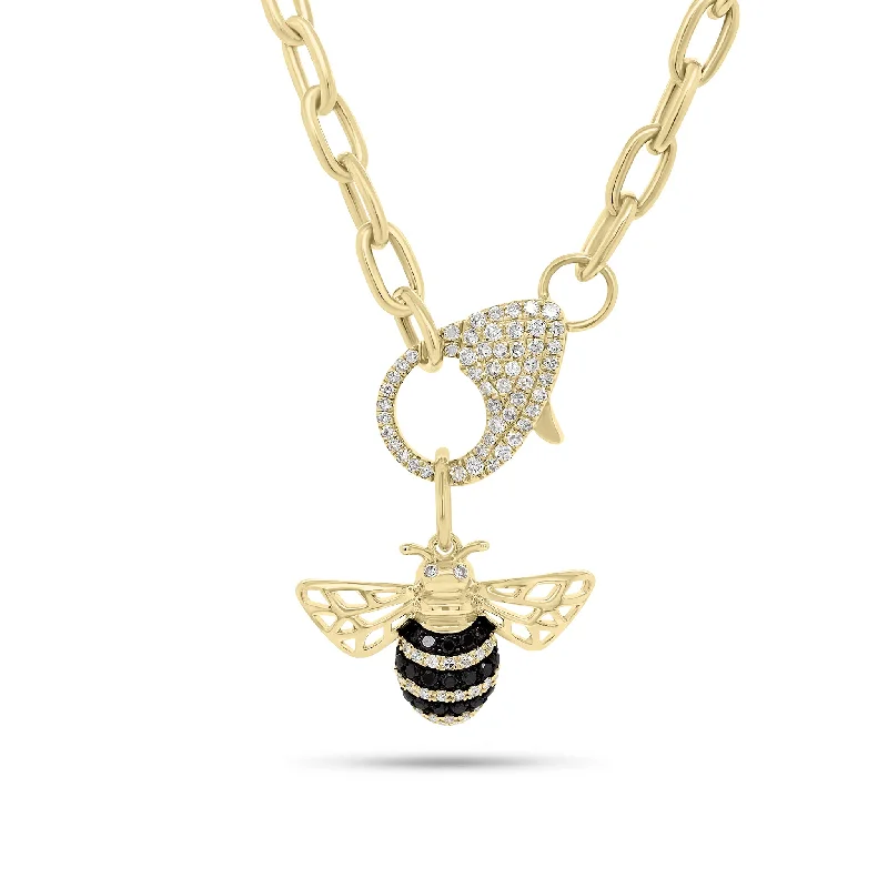 Luxury Jewelry Sale – Sparkle For Less Black Diamond Bee Charm