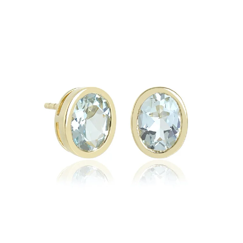 Elegant Jewelry Styles At Budget-Friendly Prices Joan Stud Earrings in Aquamarine