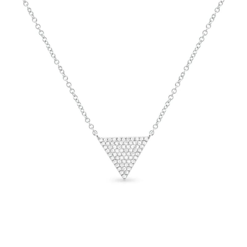 Unmissable Discounts On Timeless Jewelry Pieces Diamond Triangle Pendant Necklace