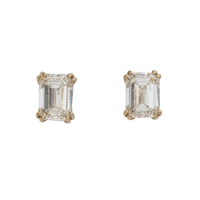 Don't Miss Our Biggest Jewelry Sale Of The Season 2ct Emerald-Cut Diamond 14K Gold Stud Earrings Don't Miss Our Biggest Jewelry Sale Of The Season 2ct Emerald-Cut Diamond 14K Gold Stud Earrings