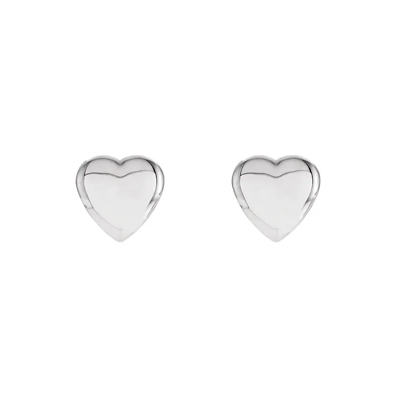 Exclusive Jewelry Discounts – Shop Now For Savings Heart Stud Earrings in White Gold Exclusive Jewelry Discounts – Shop Now For Savings Heart Stud Earrings in White Gold