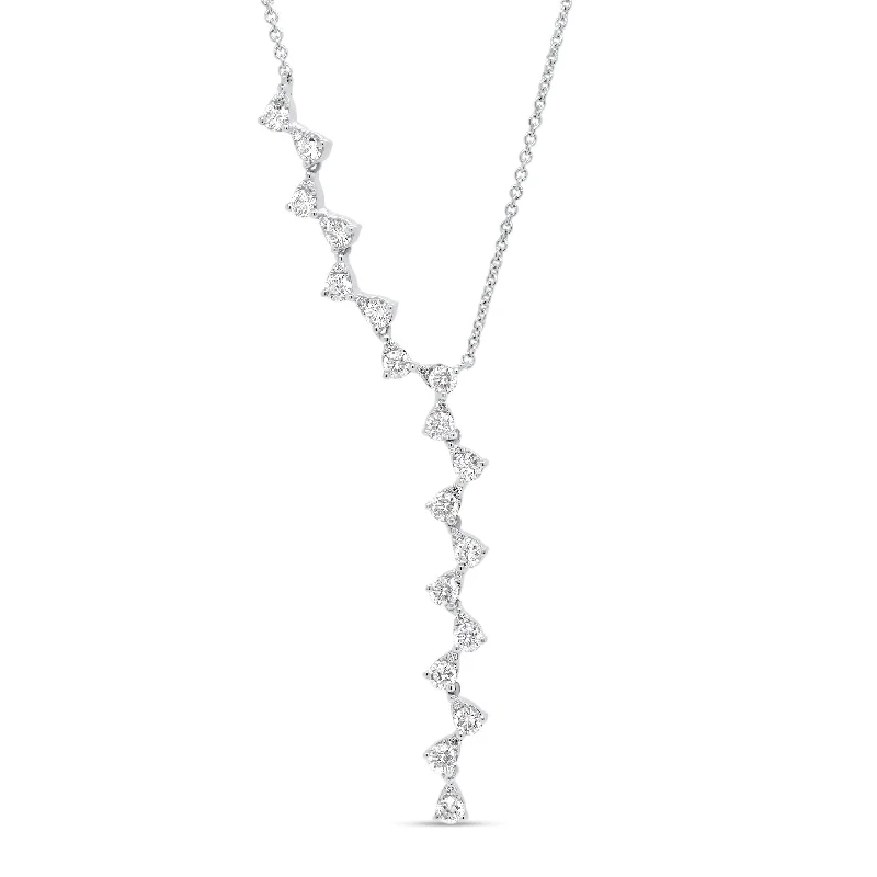 Limited-Time Jewelry Sale – Don't Miss These Deals Diamond Asymmetric Lariat Necklace