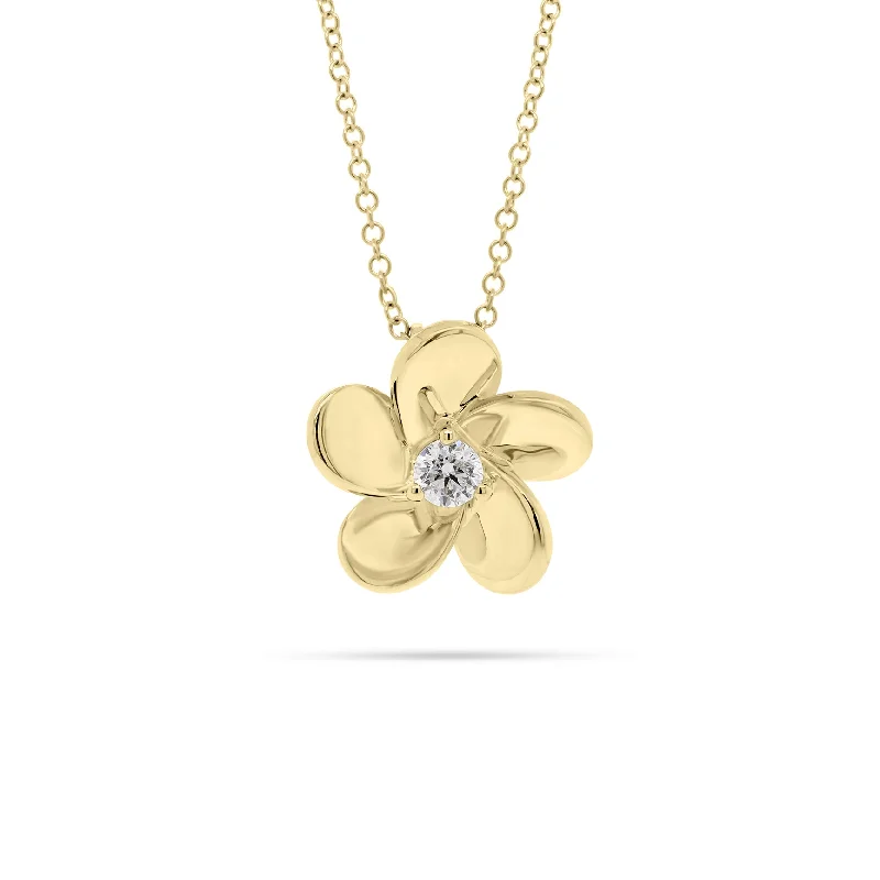 Premium Jewelry Now Available At Special Discounts Diamond Simple Flower Pendant